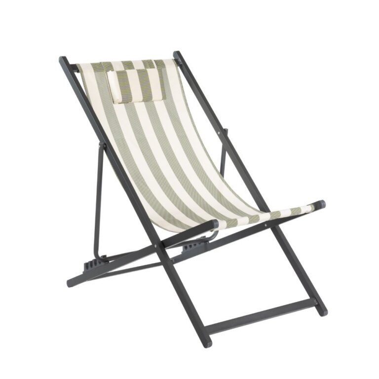 Beach Chair Folding Chair with Square Tube Frame
