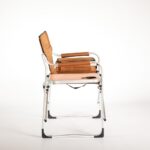Beach Chair Flat - aluminum tube Director's Chair with a Tabletop,ice bag