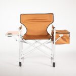 Beach Chair Flat - aluminum tube Director's Chair with a Tabletop,ice bag
