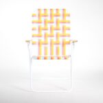 Beach Chair wooden armrest five-position adjustable strap PE binding tape chair