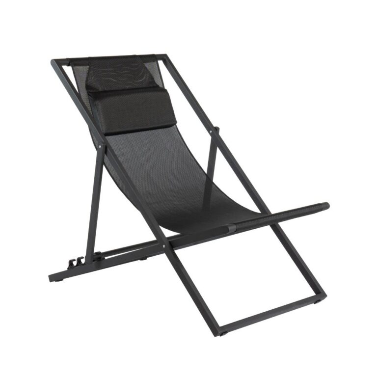 Beach Chair Square Tube Chair with 5 Recline Positions