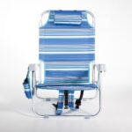 Beach Chair five position adjustable strap chair with a ice bag