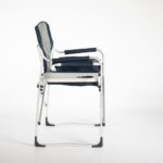 Beach Chair Flat - aluminum tube Director's Chair with a Tabletop,ice bag