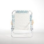 Beach Chair Folding Chair with Wooden Armrests