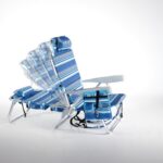 Beach Chair five position adjustable strap chair with a ice bag