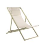 Beach Chair Folding Chair with Square Tube Frame