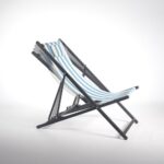 Beach Chair Square Tube Chair with 5 Recline Positions