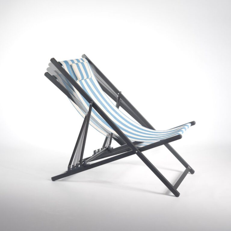 Beach Chair Square Tube Chair with 5 Recline Positions