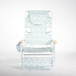 Beach Chair Chair with 5 Recline Positions Causing Foot Discomfort