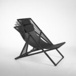 Beach Chair Square Tube Chair with 5 Recline Positions