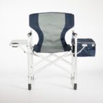 Beach Chair Flat - aluminum tube Director's Chair with a Tabletop,ice bag