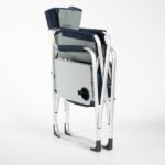 Beach Chair Flat - aluminum tube Director's Chair with a Tabletop,ice bag